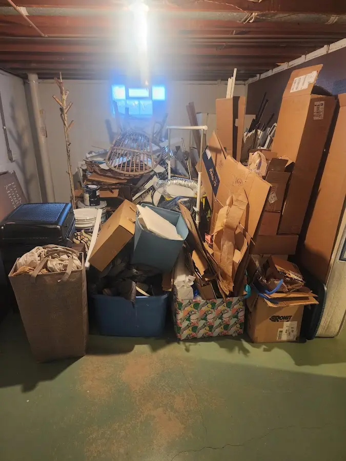 Roll-off dumpster container at job site for Construction Dumpster Rental in Upper Darby